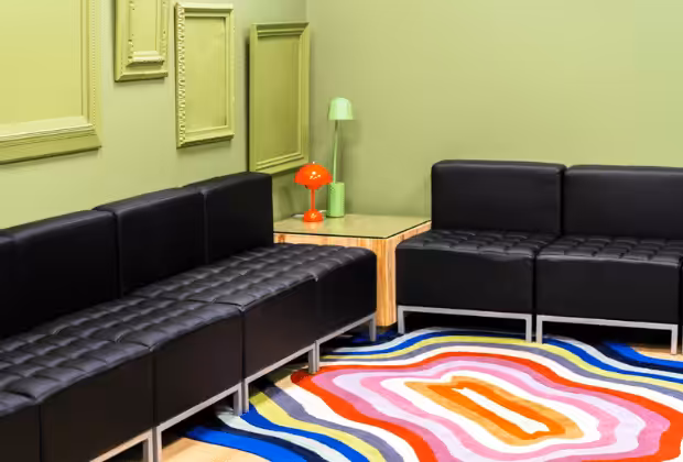 Comfortable lounge and common area for residents