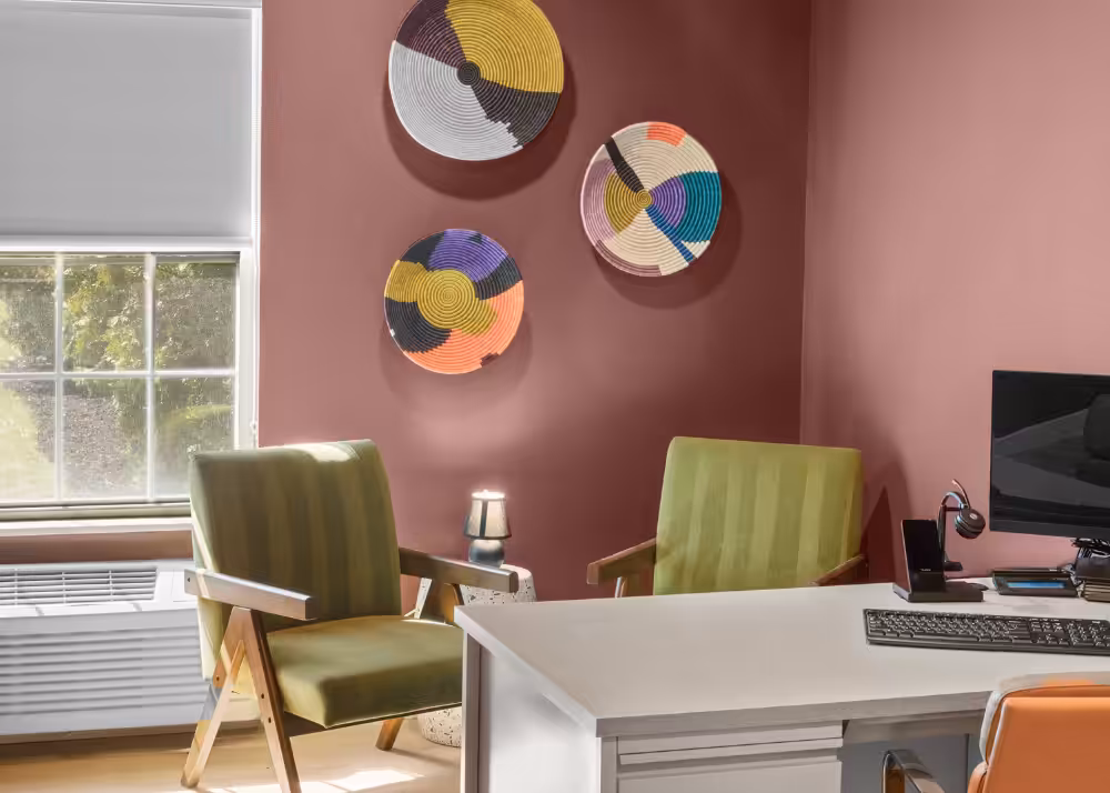 Private counseling room at the facility with comfortable seating for therapy sessions